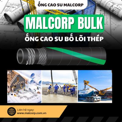 ỐNG CAO SU BỐ KẼM HÚT XI-MĂNG MALCORP – GIẢI PHÁP TỐI ƯU CHO NGÀNH VẬT LIỆU XÂY DỰNG
